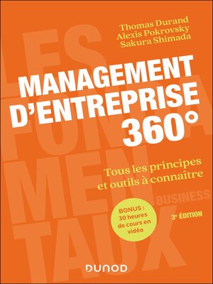 cover image of Management d'entreprise 360°